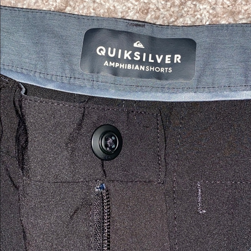 Black Quicksliver Amphibian shorts size 32